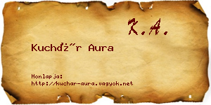 Kuchár Aura névjegykártya